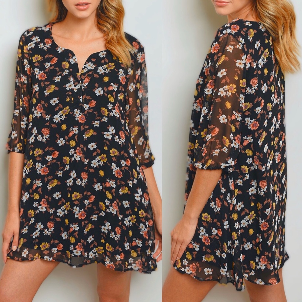 Floral Tunic Dress